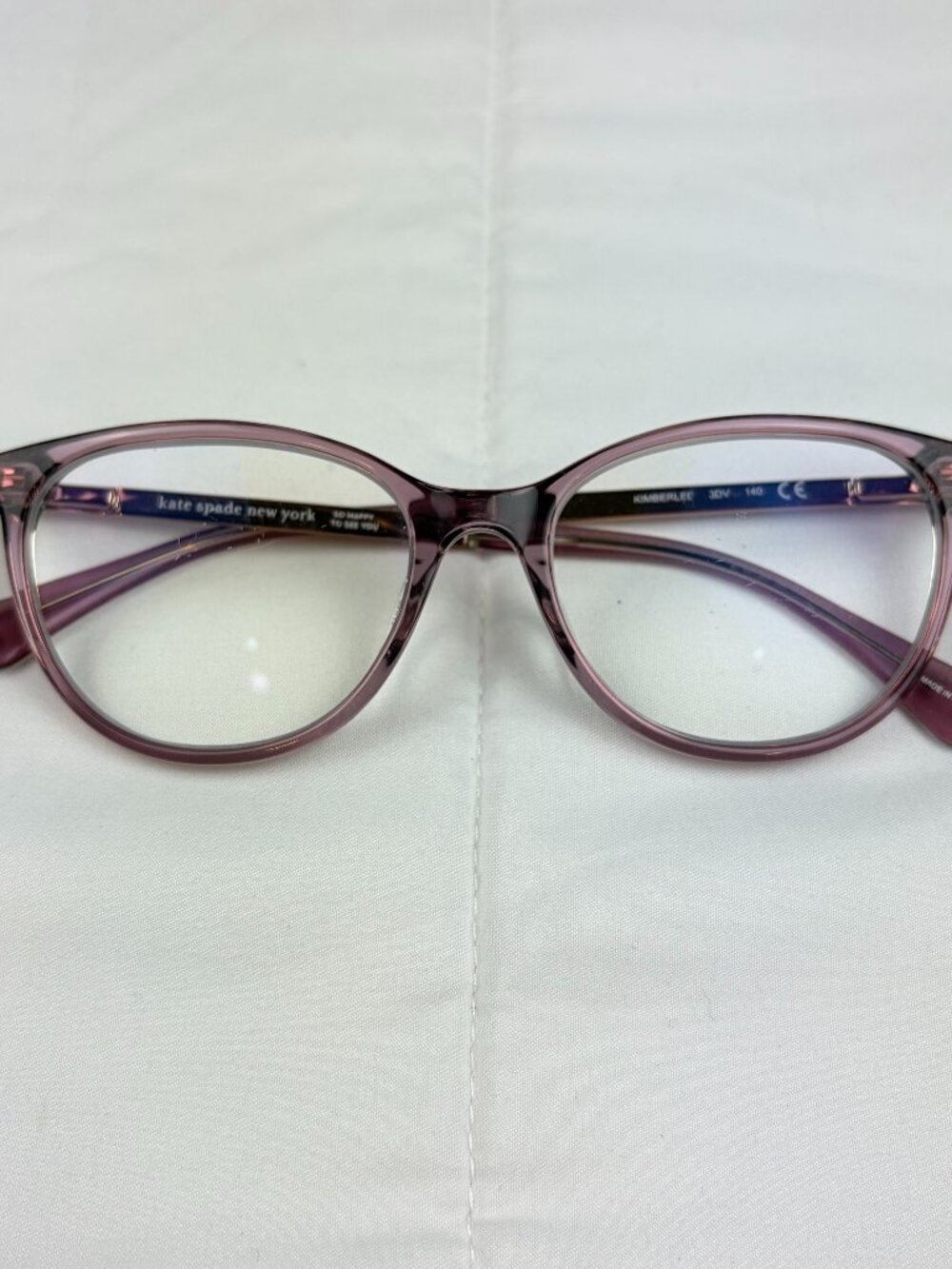 Kate Spade New York Kimberlee Eyeglasses Model 3DV In Crystal Pink